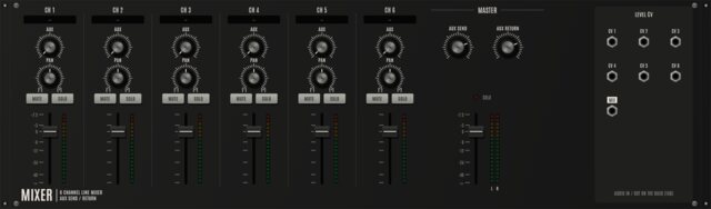 MIXER panel