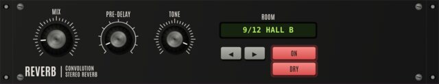 REVERB panel