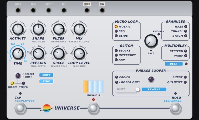 UNIVERSE panel